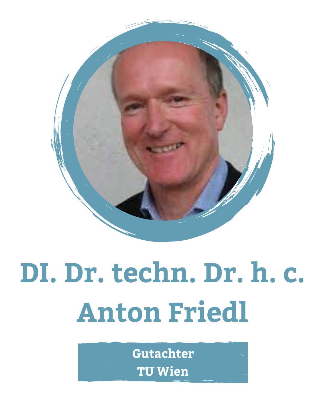 Ao. Univ. Prof. DI. Dr. techn. Dr. h. c. Anton Friedl