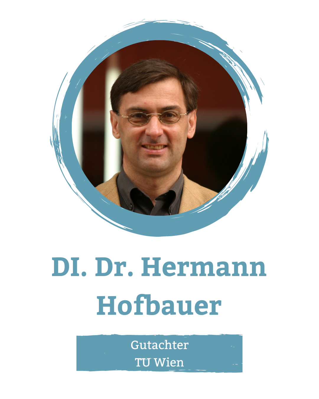 O. Univ. Prof. DI. Dr. techn. Hermann Hofbauer